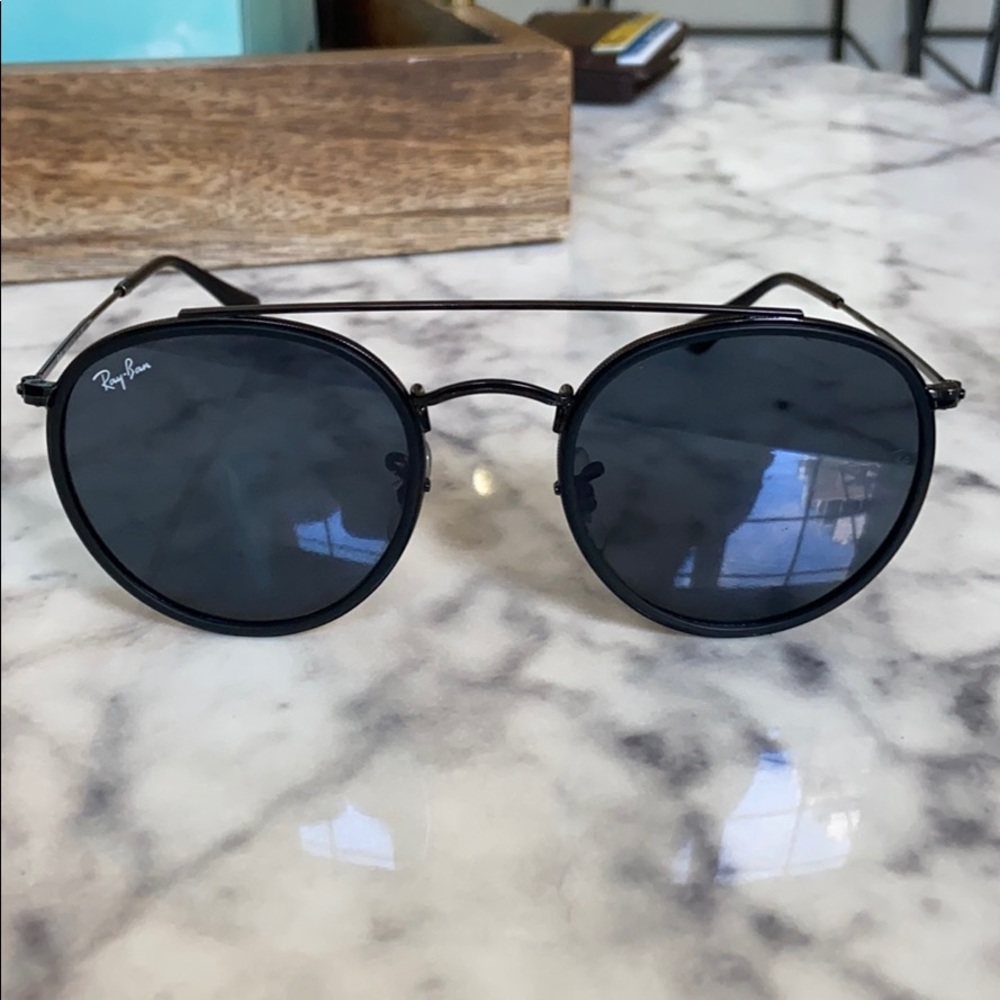 Authentic Black RayBan sunglasses